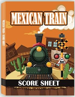 Mexican Train Score Sheet: Chicken Foot & Mexican Train Score Pads, Chicken Sheets