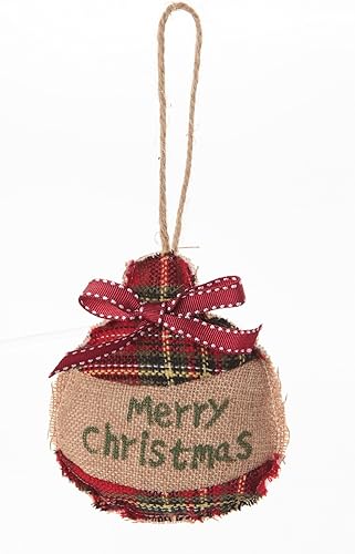 Vista 41 de HUAN XUN Adornos para árbol de Navidad, 8 unidades, decoración de fiesta de Navidad Adornos - Beige 8pcs