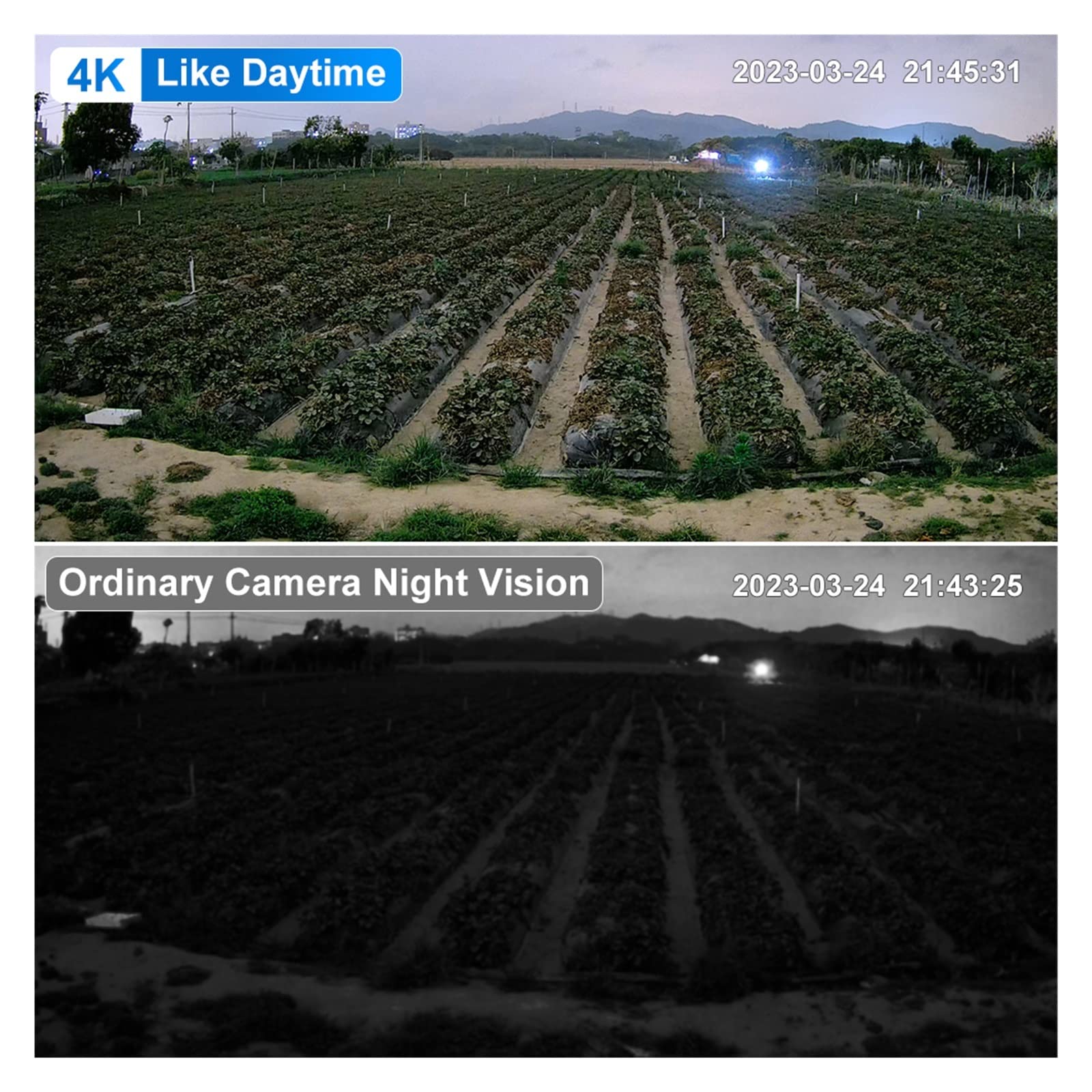 4K 8MP Poziom Czarnego Światła System Kamer Monitorujących Zewnętrzne Kamery CCTV Zabezpieczenia IP Zestaw Zewnętrzna Ochrona Bezpieczeństwa(1T,8CH NVR and 8 Camera)