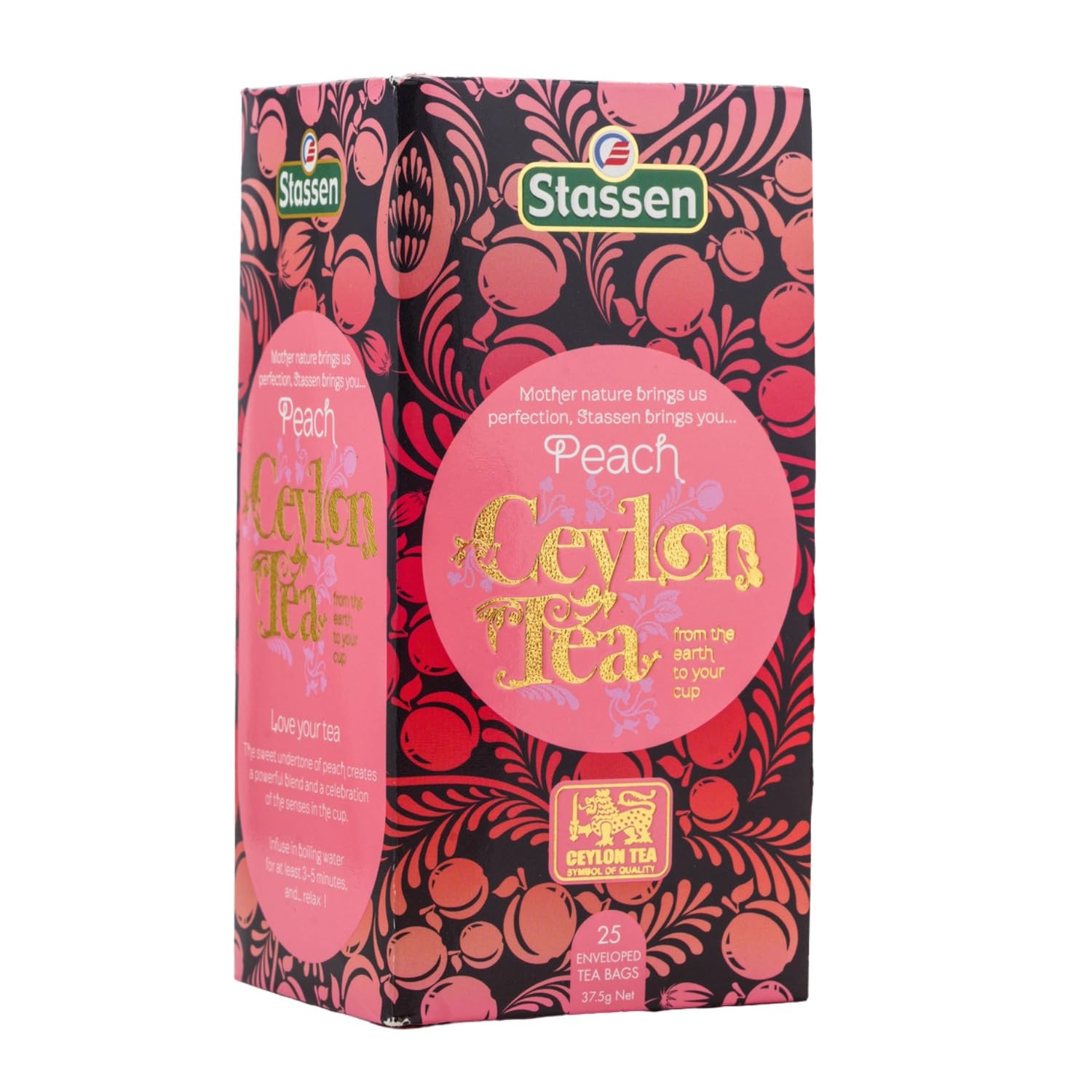 TIB-The Infinity Box Pure Ceylon Peach Tea Imported, 1.5g X 25 Tea Bags Peach Tea Bags Box (25 Sachets) | Pack Of 1 (B0CY5KCQ1D) Amazon Price History, Amazon Price Tracker