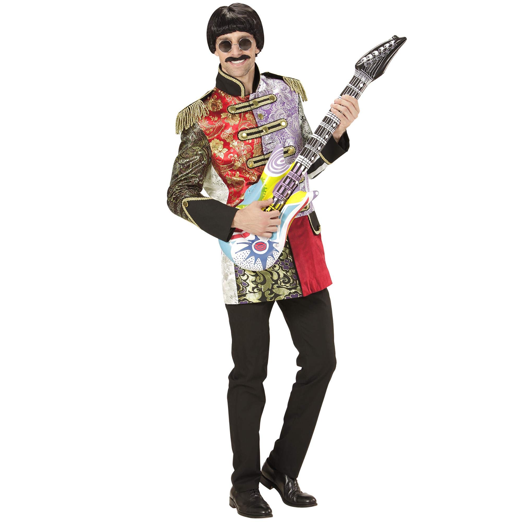 W WIDMANN MILANO Party Fashion - Manteau jacquard, frac, gothique, pirate, rock star, costume de carnaval
