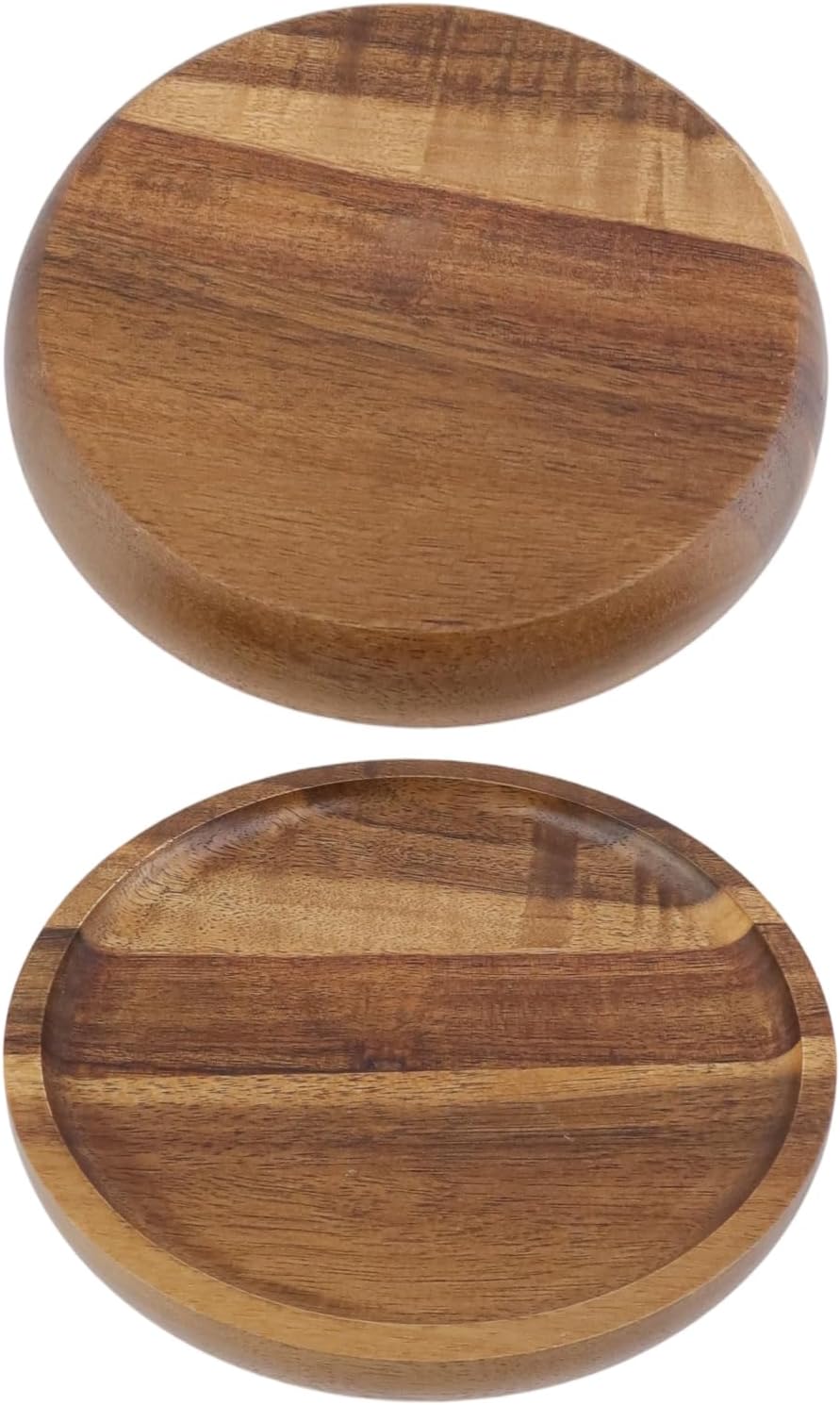 Wood Candle Holder Farmhouse Decor, Wooden Pillar Candles Tray image 3