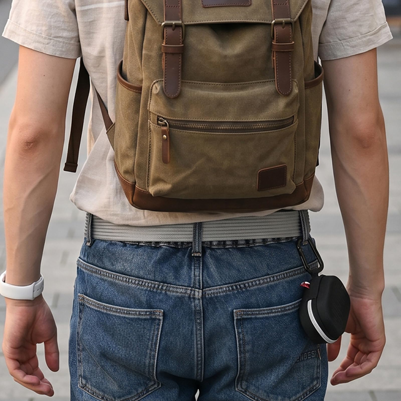 Reise-Hartschalen-Schutzhülle für Kopfhörer mit stoßdämpfender Netztasche für Ladebox und Zubehör