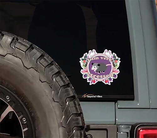 Miniatura 5 de IMPERIAL VIBES Adhesivo con texto en inglés "I am very Stressed" (Estoy muy estresado) - Adhesivo de vinilo para automóvil, camión y furgoneta - Uso