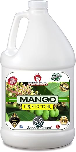 Sansar Green® Mango Protector, immediately Stops Early Stage falling of Mangoes and Mango Flowers from Mango Plants (1000 ml)