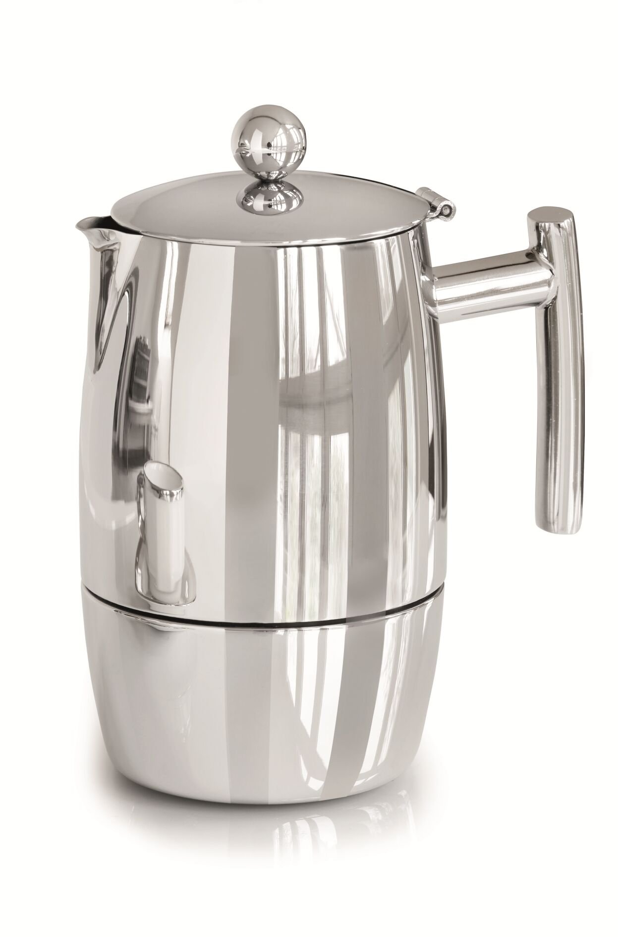Weis 16983 Exclusiv, machine à espresso, 3 tasses, argent