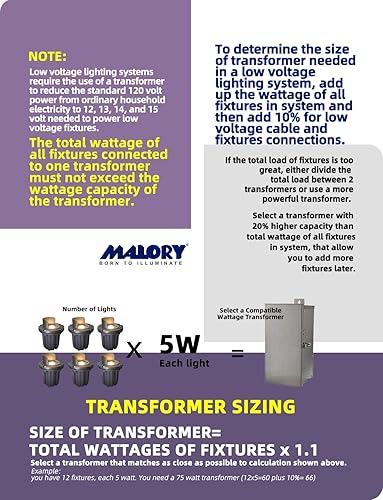 Vista 22 de MALORY Luces de paisaje de bajo voltaje, (4.6 pulgadas de alto), cubierta superior de latón de 12 V para exteriores, luces LED para paisaje, camino