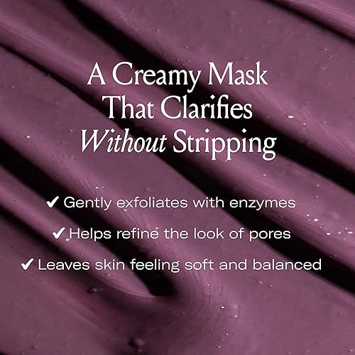 Miniatura 2 de Le Prunier Plumtox Mascarilla de enzima clarificante | Tratamiento exfoliante suave AHA BHA PHA con extracto de ciruela Midnight Muir | Hidratante