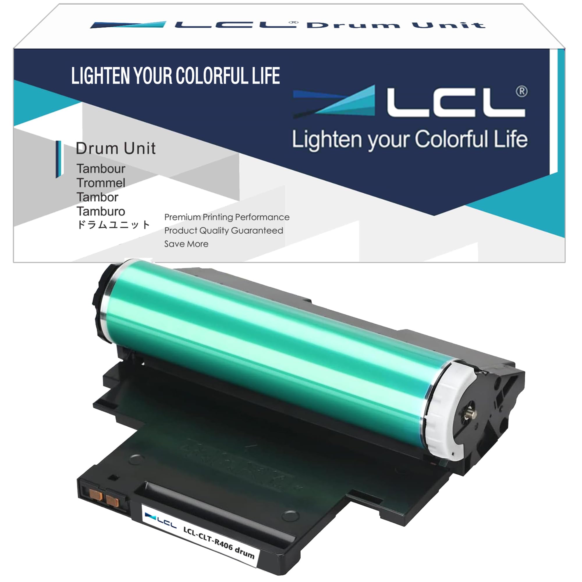 LCL Compatible Tambor R406 CLT-R406 CLT-R406 See SU403A (Negro) Reemplazo para Samsung SL-C410W SL-C430 SL-C430W SL-C460FW SL-C480 SL-C480W SL-C480FN SL-C480FW SC-C482 SL-C482W SL-C482FW SL-C432