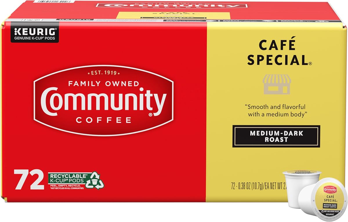 Café Special 72 cápsulas de café, tostado medio oscuro, compatible con cafeteras Keurig 2.0 K-Cup, 72 unidades (paquete de 1)