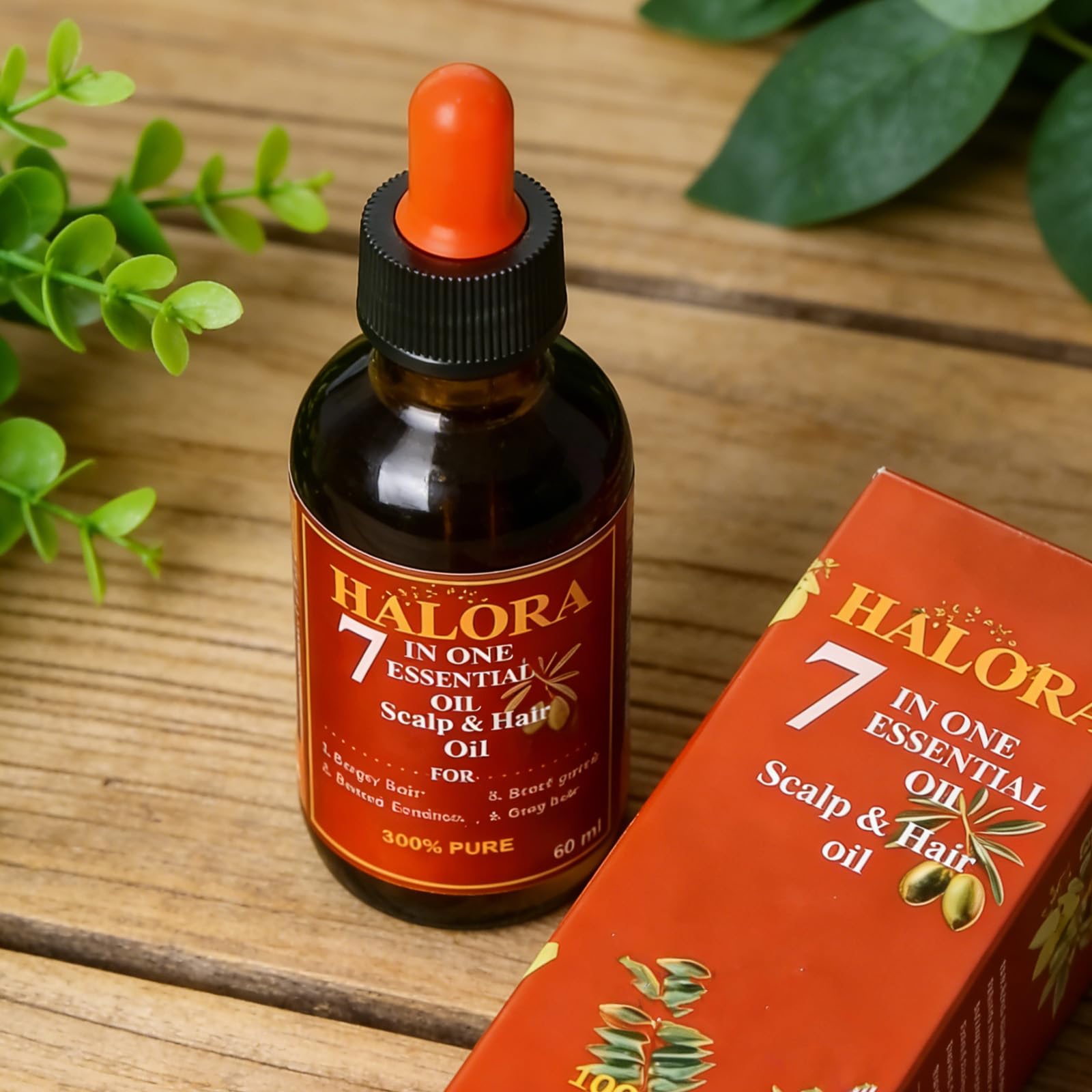 Halora Hair Growth Oil, Lightweight Scalp Nourishing Hair Oil