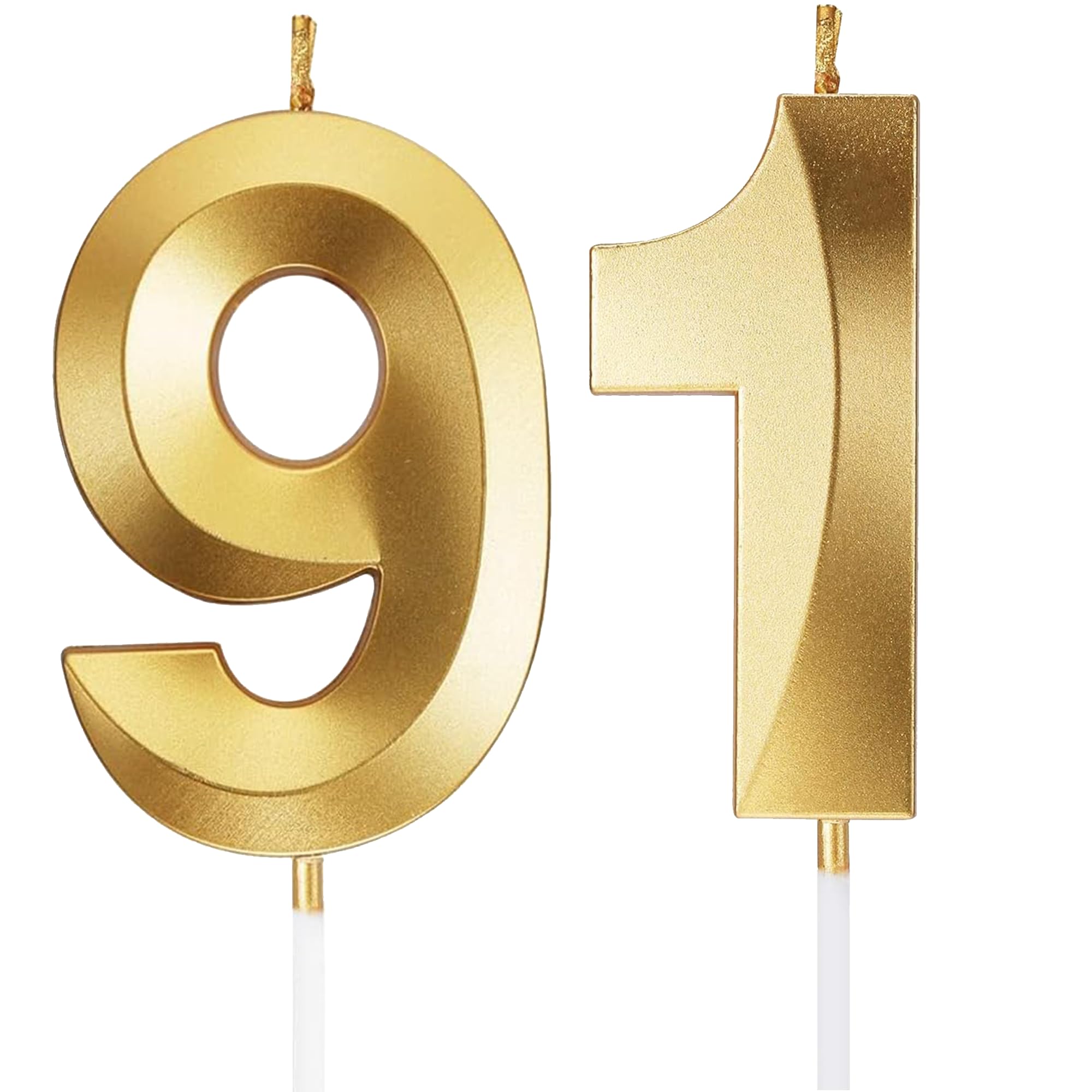 Birthday Candles Number Candles Age Year for Cakes Happy Birthday 3D Designed Wedding Anniversary Party Cake Topper Decorations