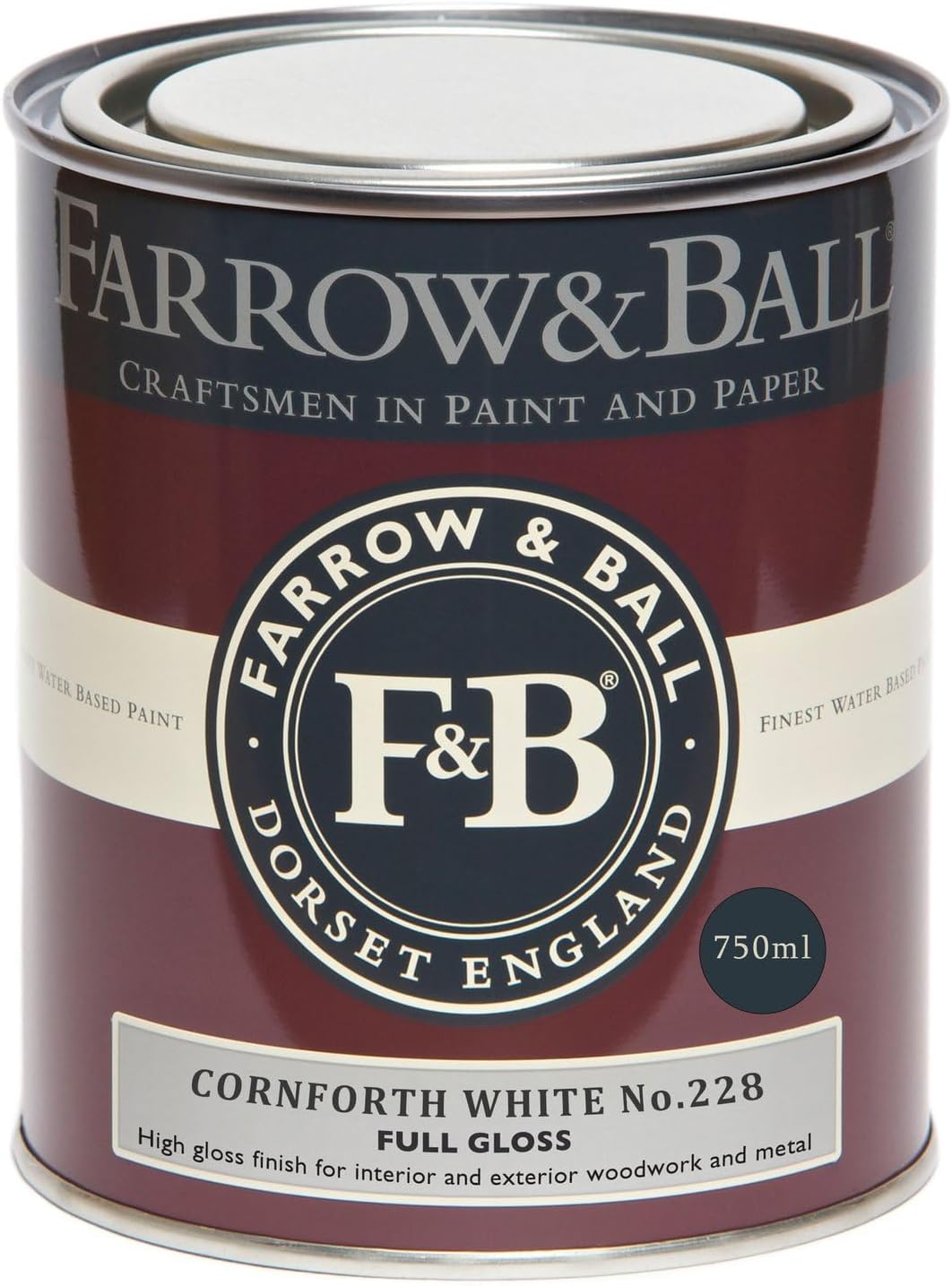 Cornforth White No. 228 Full Gloss 750ml