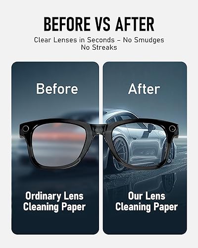 Miniatura 5 de Smart Glasses Accessories Kit for RayBan Meta WayfarerHeadlinerSkylerDisplay  Includes Orange Giftable Storage Case, 6 Pairs Nose Pads, Adjustable