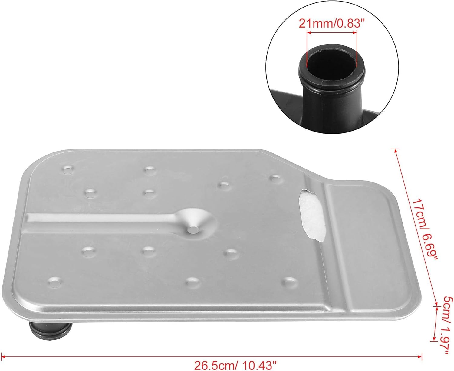 X AUTOHAUX Automatic Transmission Filter Oil Pan Gasket Kit for Mercedes-Benz W221 W219 722.9 2202770695 2202770395 2212770095 2212770195