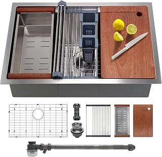 SANYCASA 28 Inch Undermount Kitchen Sink