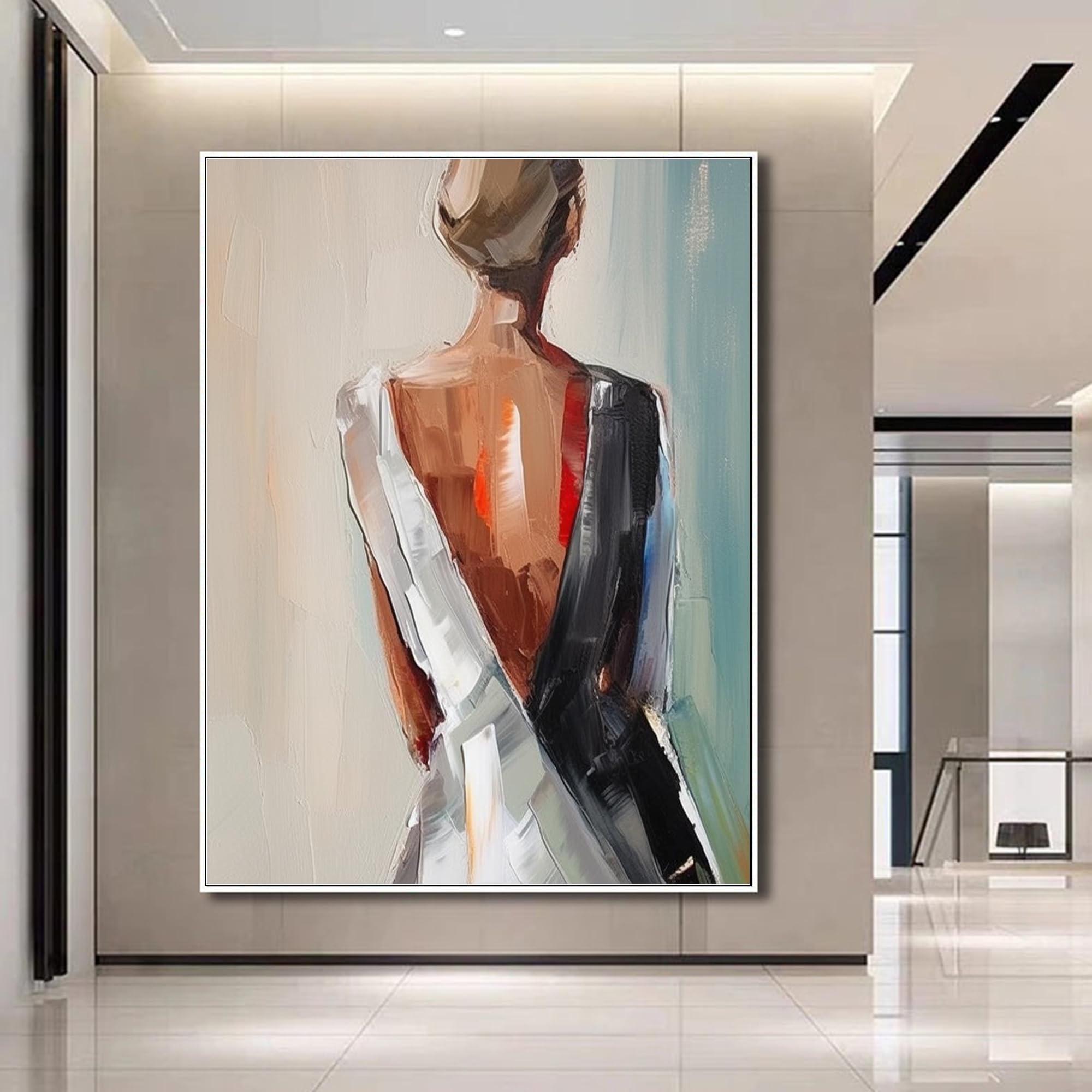 Amazon.com: Yahedoba Abstract sexy back abstract female oil