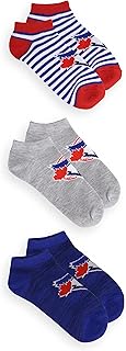 Gertex Women's MLB Toronto Blue Jays 3-Pack No Show Ankle Socks | Size 9-11