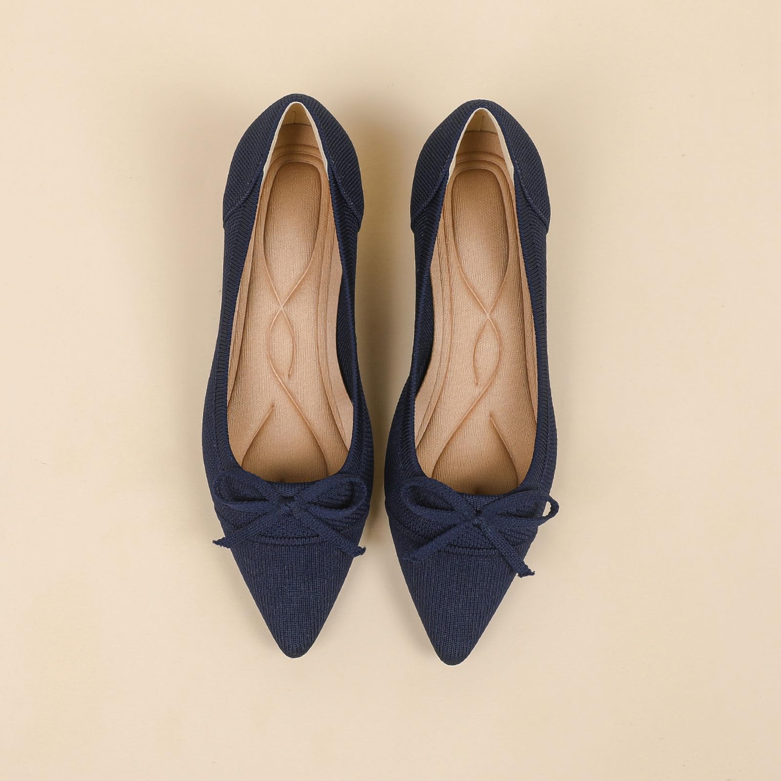 Zapatos de Punto Mujer Tacón Gatito Cerrados Elegantes y Comodas Bombas Tacón Bajo Zapatos Tacón Clásicos para Bodas y Fiestas,1506-1
