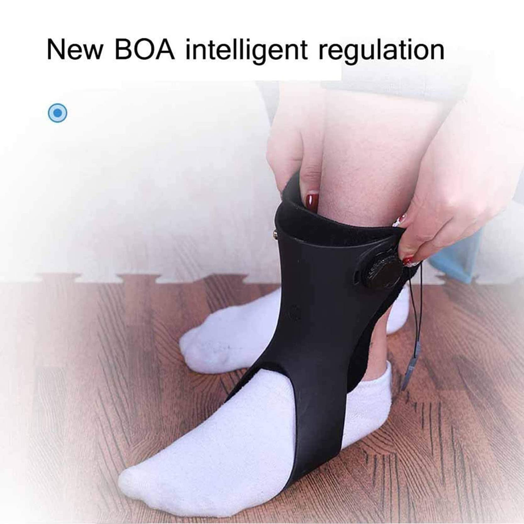 Tobillera ortopédica ajustable para hemiplejia fascitis plantar, para tendinitis de Aquiles con soporte para fascitis plantar, zapatos para caminar para caída del pie