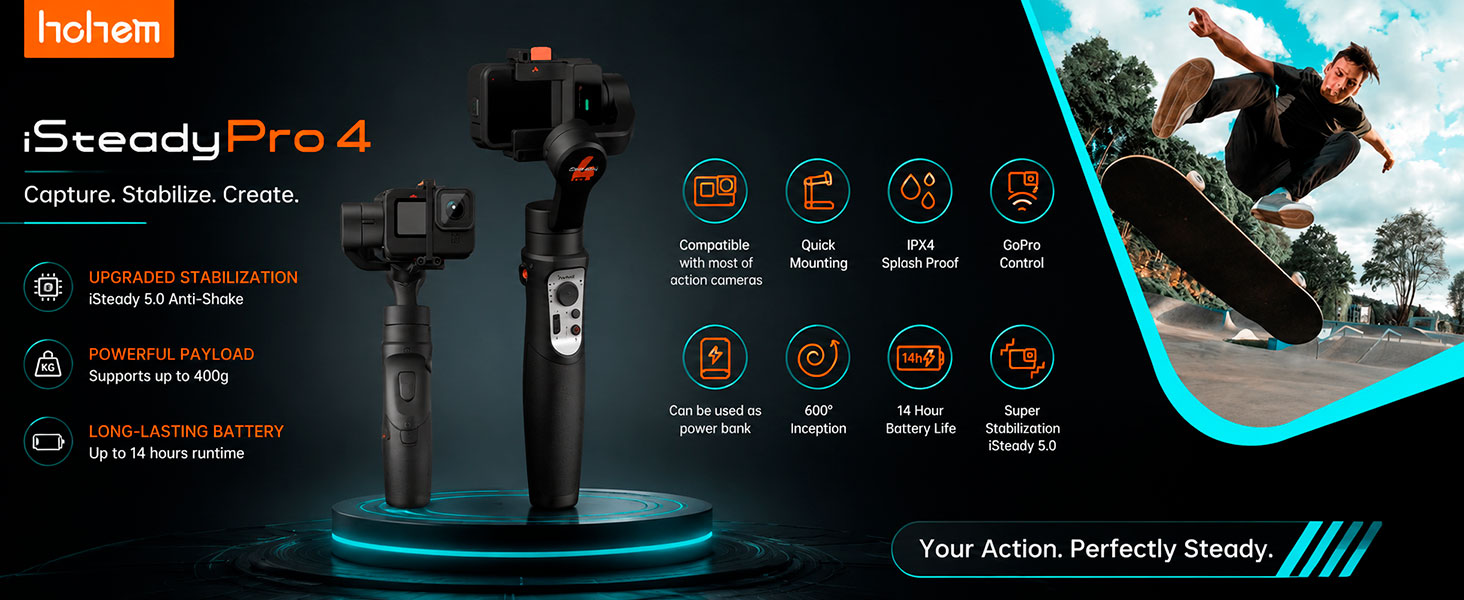 Amazon.com : hohem iSteady Pro 4 3-Axis Gimbal Stabilizer for Amazon.com : hohem iSteady Pro 4 3-Axis Gimbal Stabilizer for
