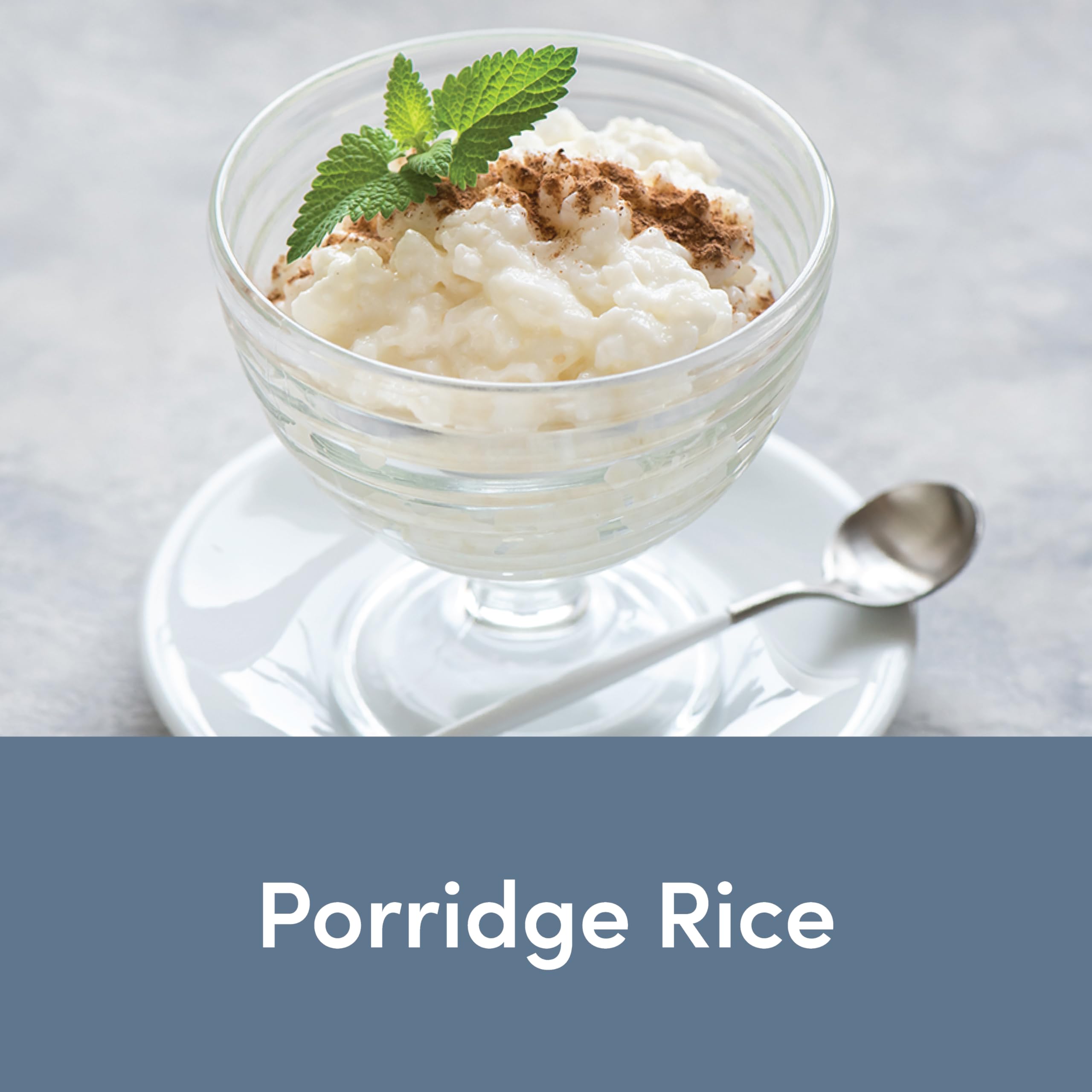 Lars Own Scandinavian Porridge Rice, Short Grain for Swedish Rice Pudding & Breakfast Porridge, 12 oz, 1 Pack