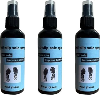 3pcs Basketball Shoe Grip Spray,100ml Anti-Slip Sole Spray Sole Traction Spray, Improve Sole Traction & Court Grip - Rejuvenate & Elongate Sneaker Life - Anti Slip Grip & Performance Enhancer