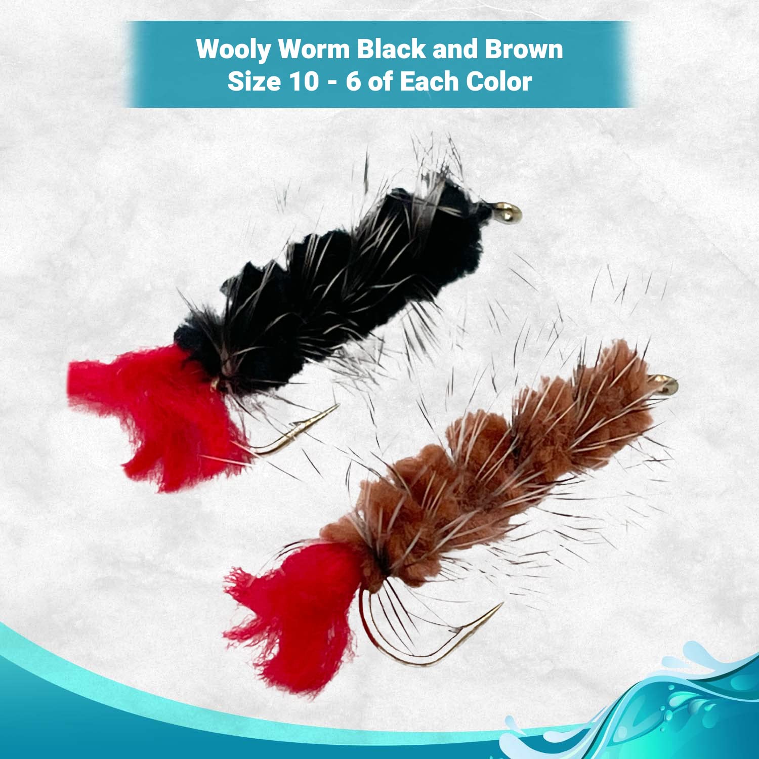 Wooly Buggers Feeder Creek Premium - Woolly Worm Brown And