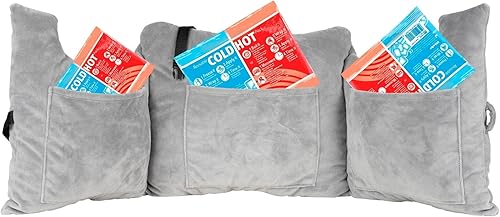 MOYOAMA Almohada posmastectomía, recuperación después de la cirugía del cáncer de mama, aumento de mama, almohada ligera poscirugía con 4 bolsillos