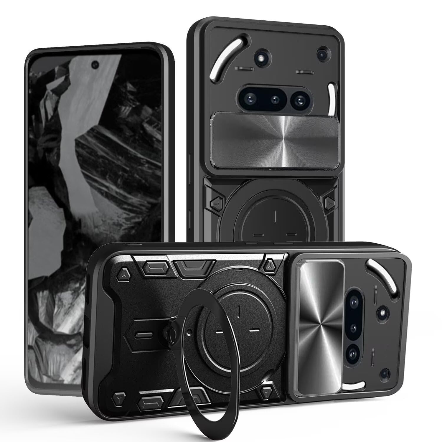 Nothing Phone (3a) Cases & Screen Protectors | Kickstand & Clear | NZ - View #2