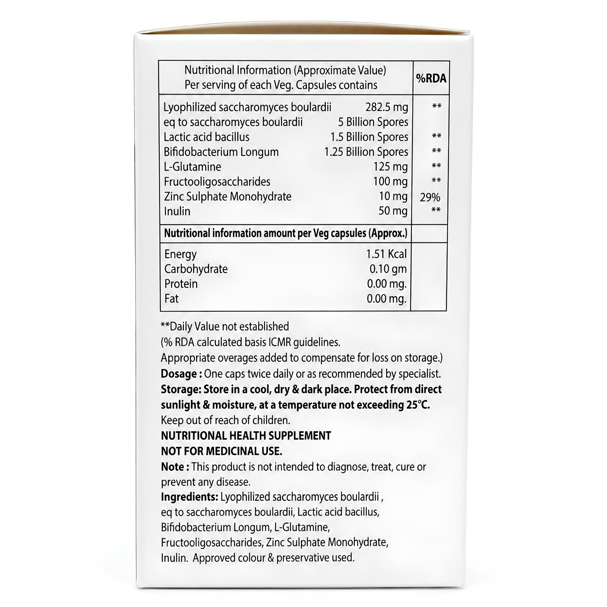 Virgo Healthcare's Biovir | Saccharomyces Boulardii Prebiotic and Probiotic | IBS | Diarrhea | Lactose Intolerance | 30 Capsules — Amazon image 8