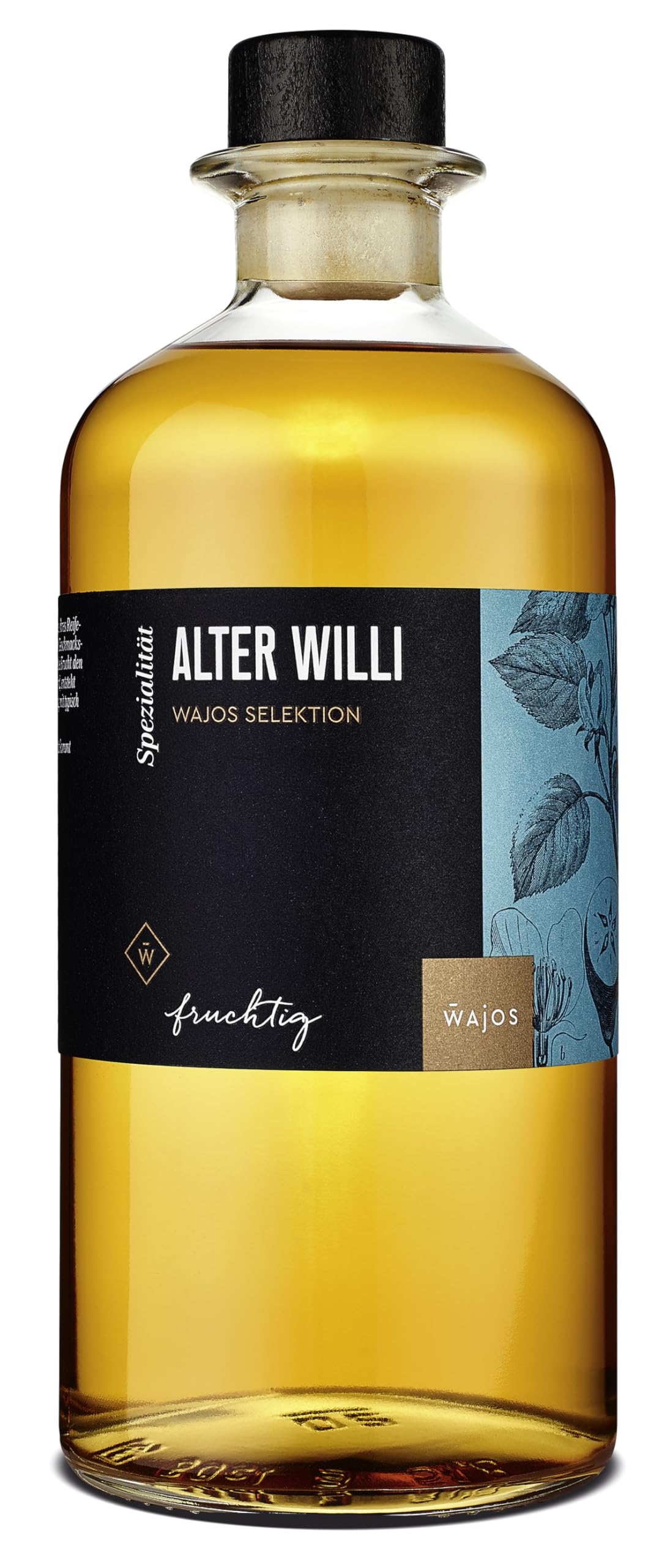 Wajos Alter Willi – Wajos Selektion, 500ml, 40% vol. fruchtiger Likör als Alternative zu Obstler. Tolles Geschenk für Männer
