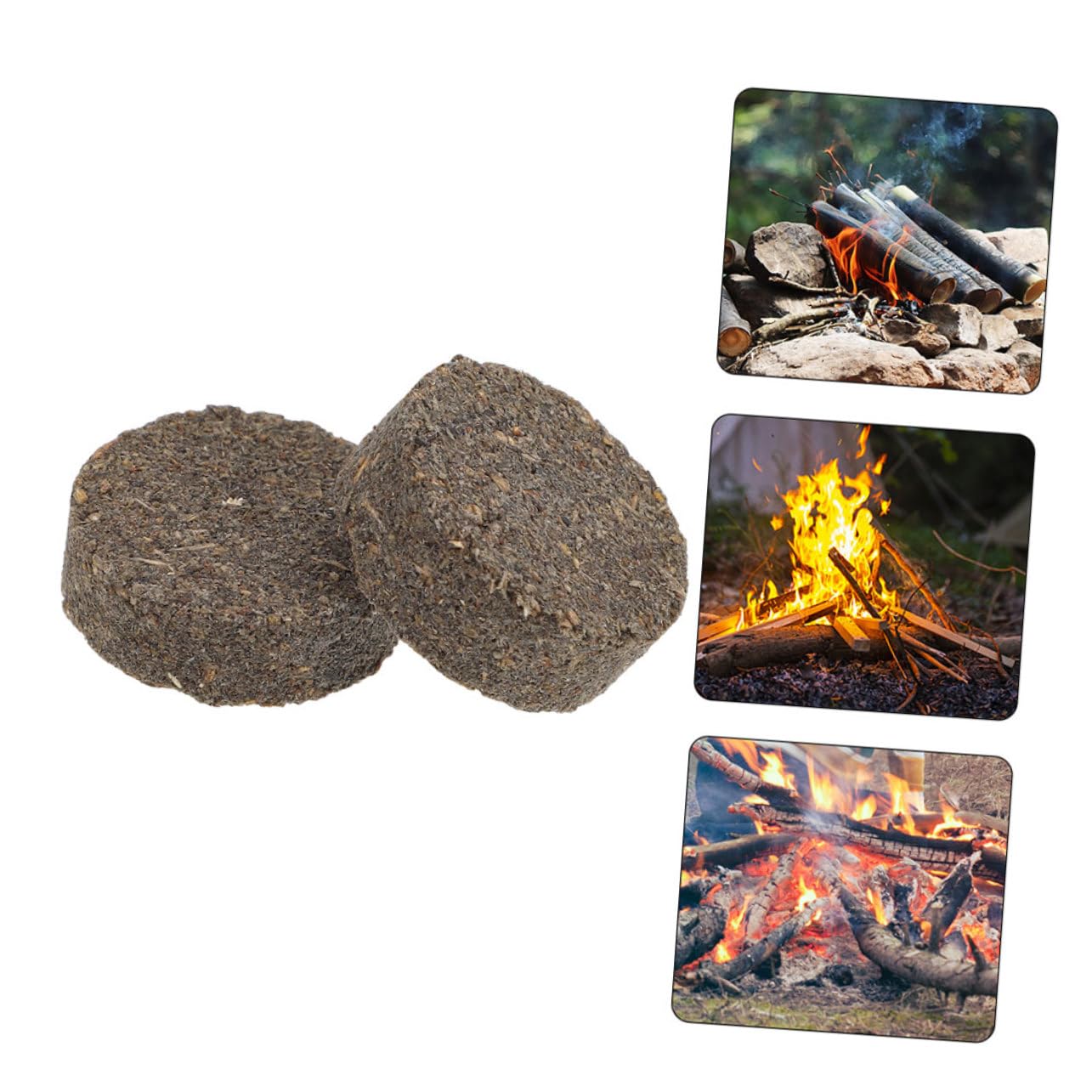 Hemobllo 5 Set Blocco Accensione Carbone Accendifuoco Naturali Essiccati Legna Da Ardere Per Esterno Blocchi Più Leggeri Antipasto Di Carbone Accendere Di Legno 20 Pezzi * 5
