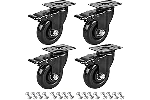 Pritek 4" Heavy-Duty Caster Wheels