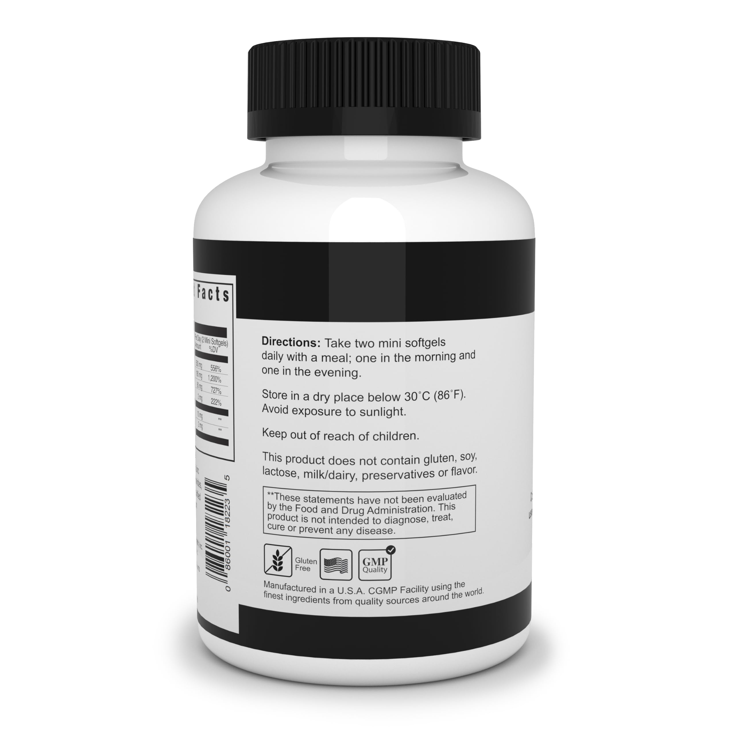 AREDS 2 SoftGels, 500 mg Vitamin C, 400 IU Vitamin E, 10 mg Lutein, 2 mg Zeaxanthin, 80 mg Zinc, 2 mg Copper - Supports Eye Health - 240 Mini SoftGels (Four Month Supply) — Amazon image 4