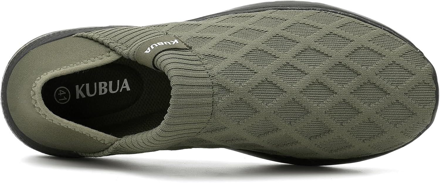 KUBUA Mens Womens Slippers Indoor Lightweight House Shoes Outdoor Breathable Slip on Loafers - Image 4