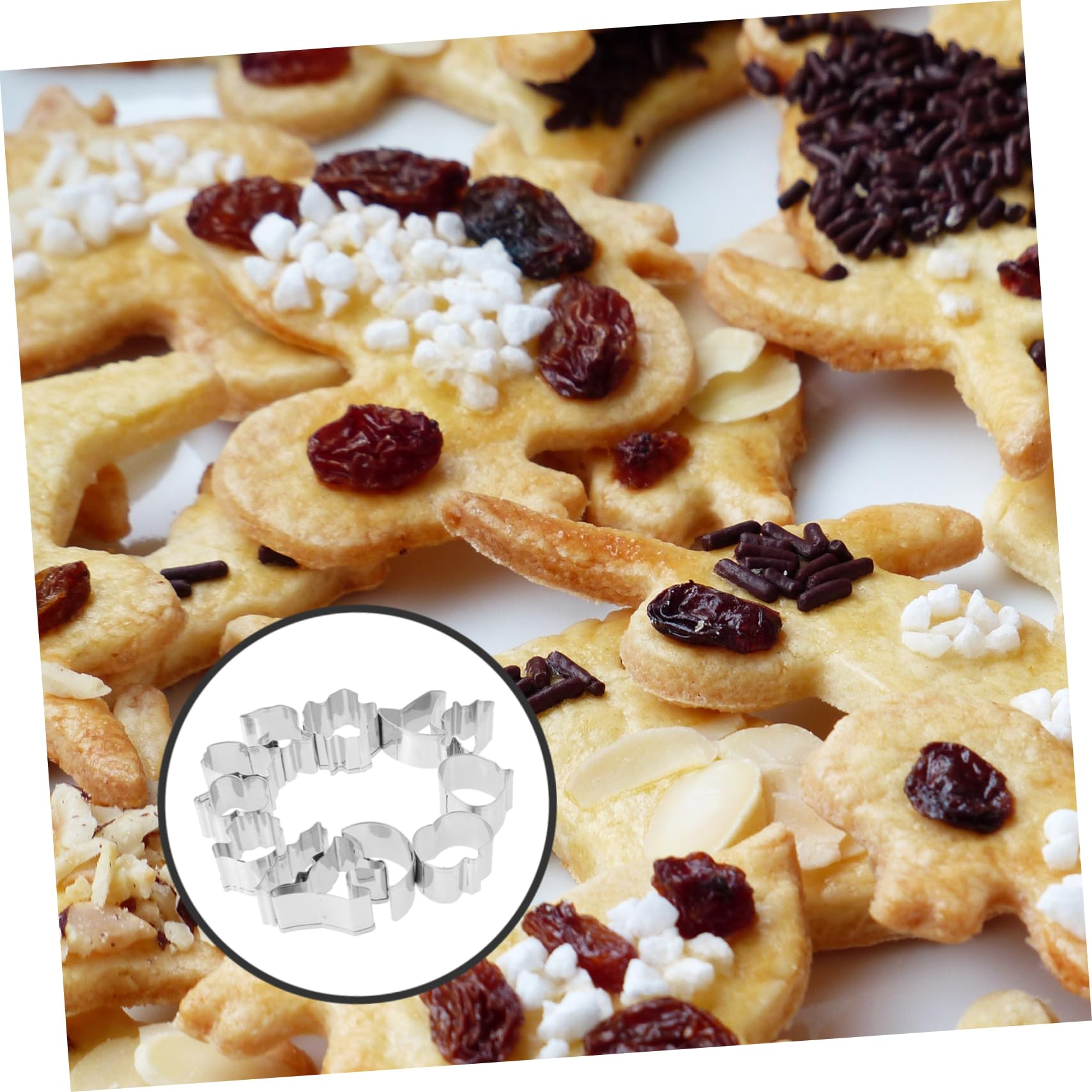 Cabilock Cortadores De Galletas De Halloween Inoxidable De Mini Moldes Para Galletas De Calabaza Herramientas Convenientes Para Repostería Y Diy 12 Piezas X 5