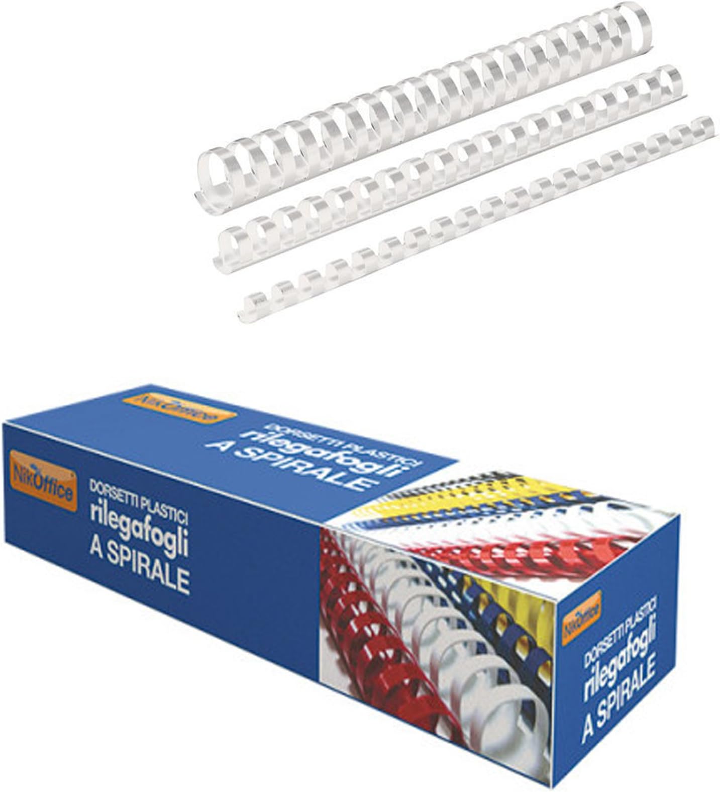 Dorsi Plastici Per Rilegatura - 20 Pezzi Bianchi 32mm, 21 Fori Per Fogli A4 - Foto 8