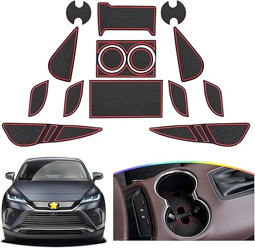 SKTU para Toyota Venza 2021 2022 2023 2024 Alfombrilla para Ranura de Puerta 2024 Venza XU80 Antideslizante Interior Almohadilla para Ranura y