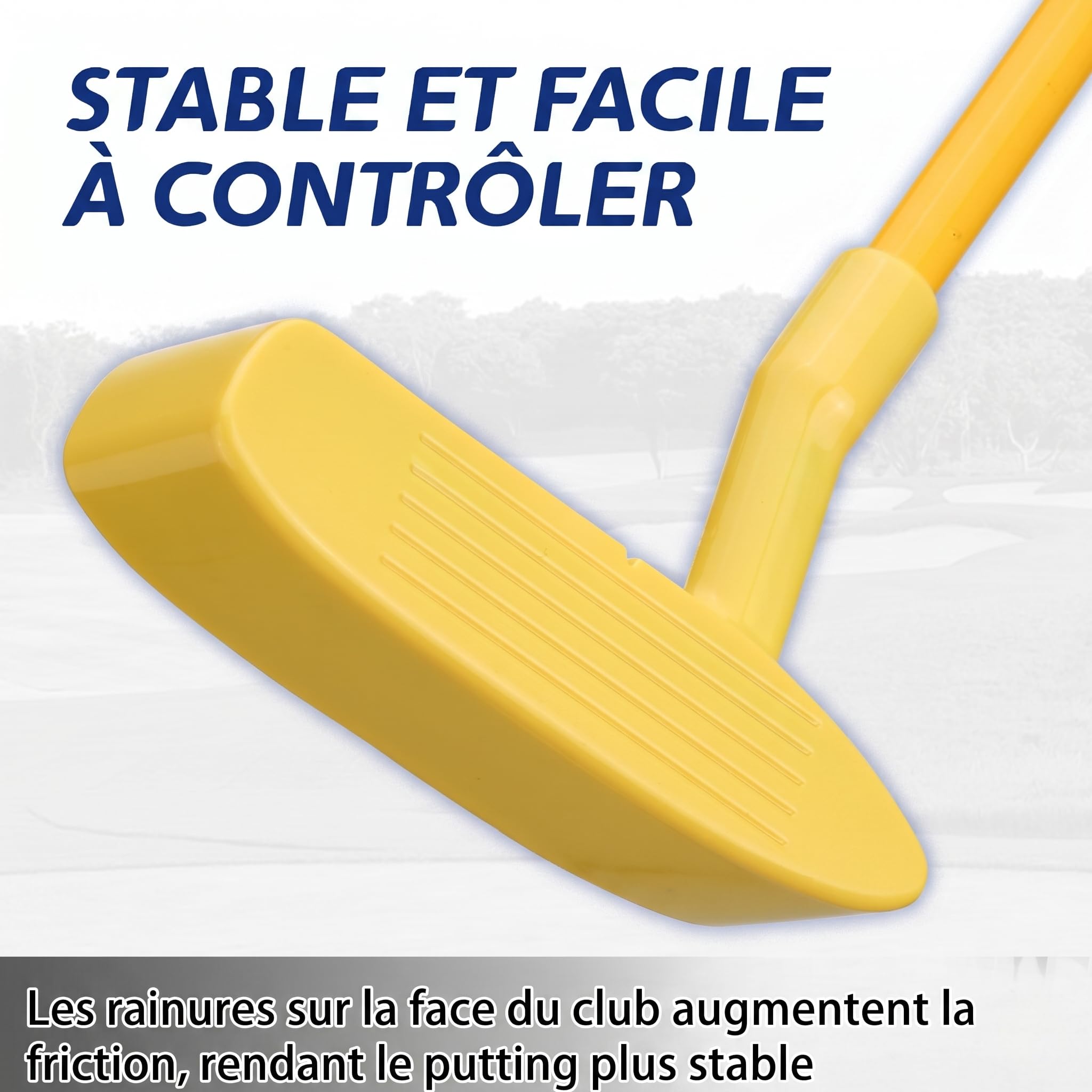 PGM Ensemble de Clubs de Golf pour Enfants – Peut Frapper de Vraies Balles – Comprend Bois, Fer, Putter, 3 Balles et Sac – Idéal pour Débutants Garçons et Filles