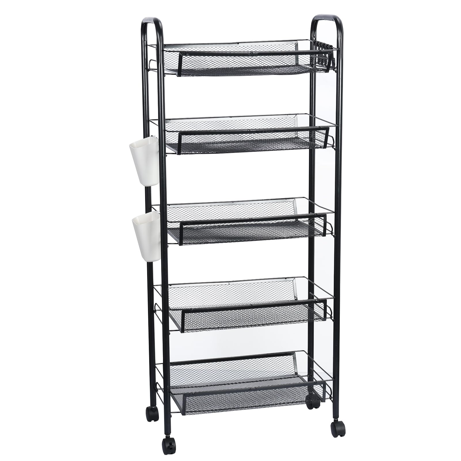 Wilitto Fruit Vegetable Basket for Kitchen,Adjustable Vegetable Storage Rack, Large Capacity Snack Cart Kitchen Carts on Wheels with Storage Multifunctional Rolling Cart for Onion and Potato Storage