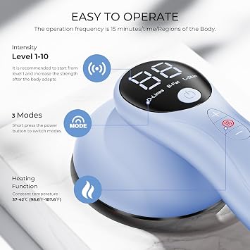 Cellulite Massager, Body Sculpting Machine Deep Tissue for Belly Waist Leg