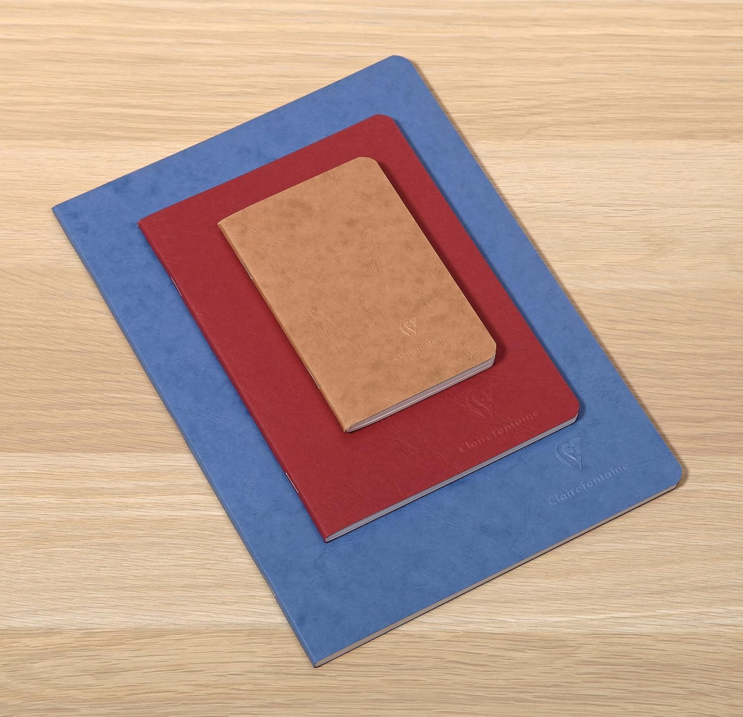 Clairefontaine Age Bag Taccuino A5 14,8x21 cm 96 Pagine Rigate Carta 90g Copertina Effetto Cuoio