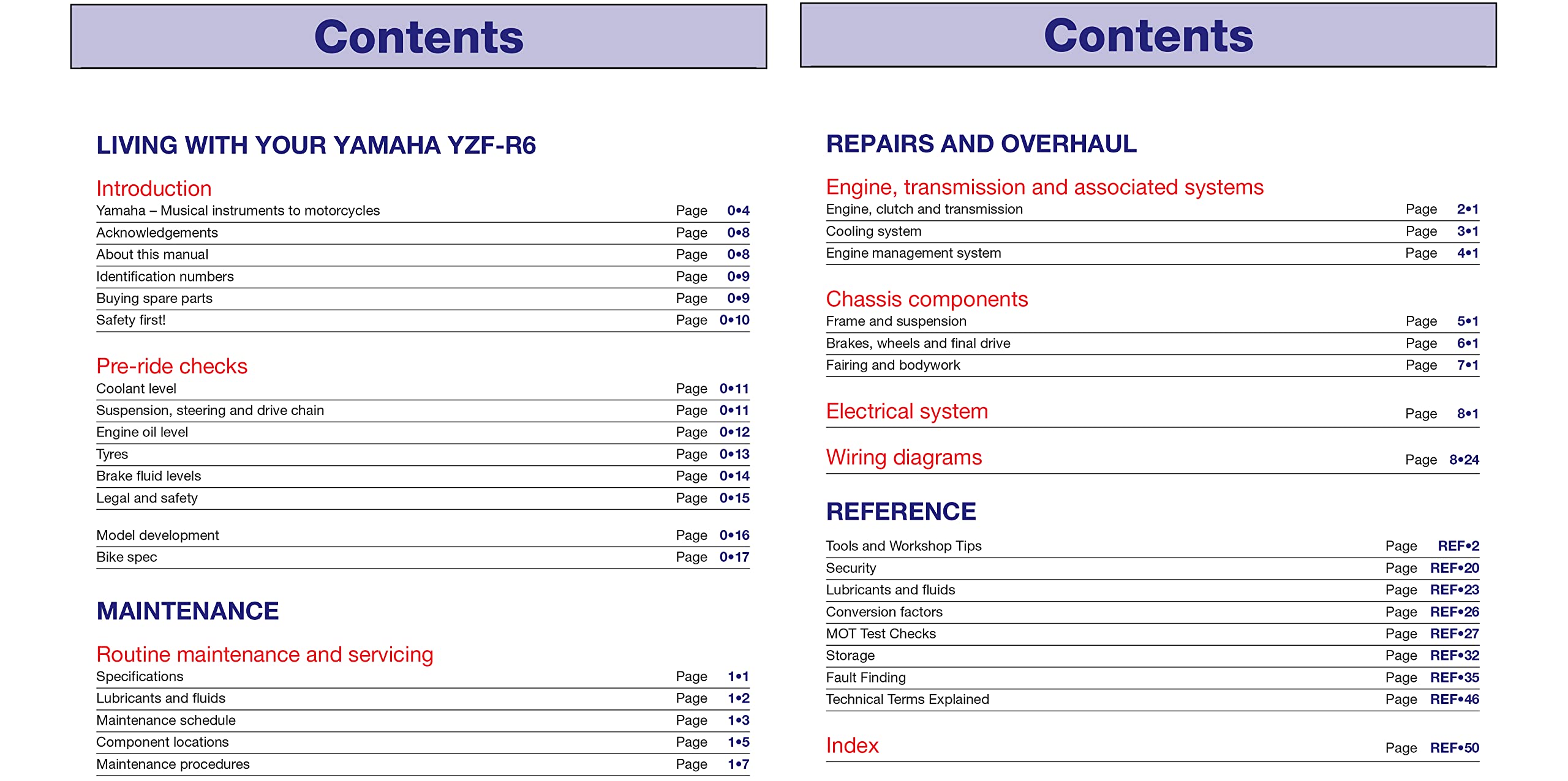 Yamaha YZF-R6 (06-13) Haynes Repair Manual (Paperback) - Image 4