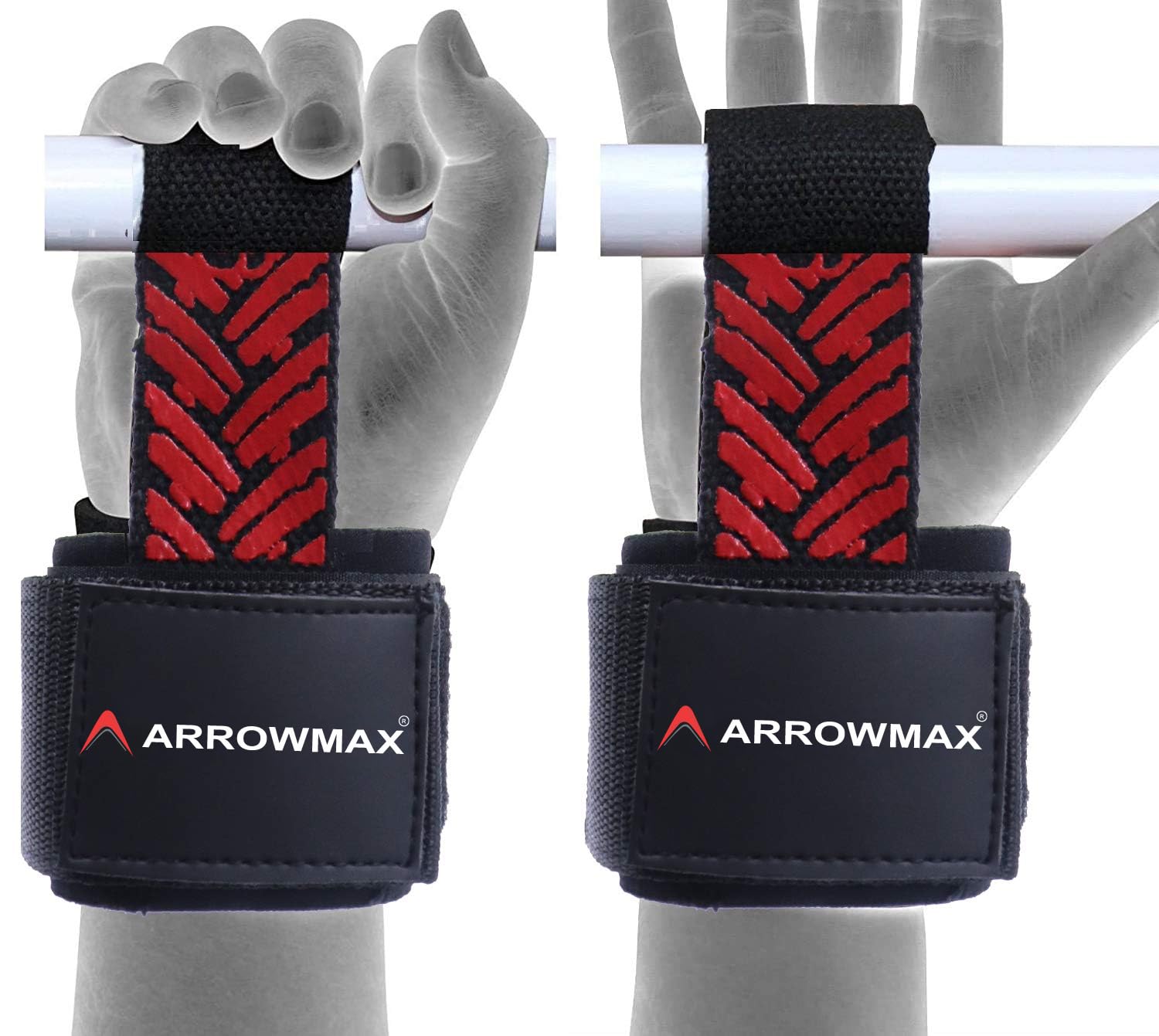 Arrowmax Deadlift Weight Lifting Strap,Wrist Support For Gym,Ideal For Men Women-Hand Grip Firm Wrist Supporter For Power Lifting,Prevent Injury And Pain (B0DCK4MNX5) Amazon Price History, Amazon Price Tracker