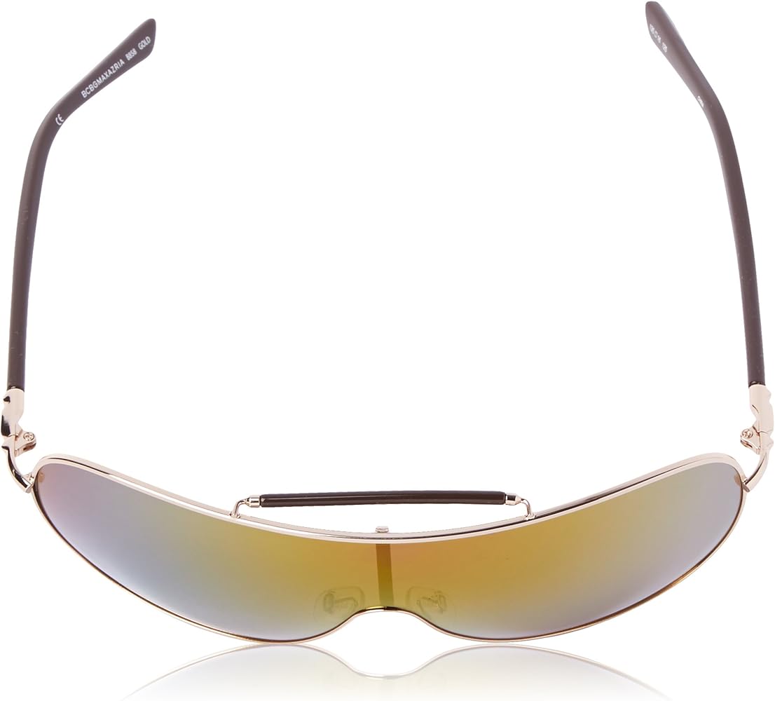 Amazon.com: BCBG Women's B858 Shield Sunglasses,Gold,135 mm