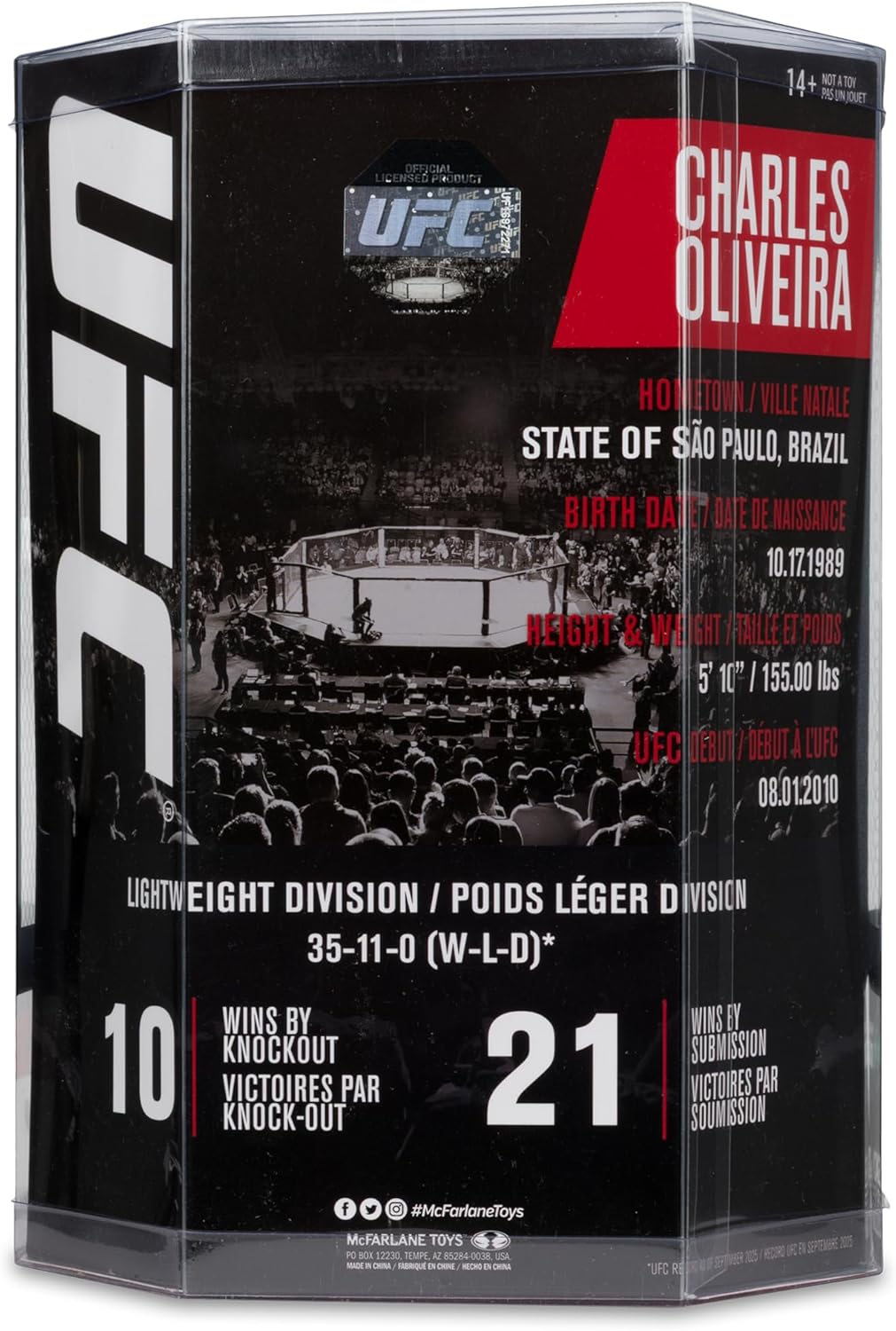 McFarlane Toys-UFC Charles Oliveira 7in Posed Figure McFarlane's SportsPicks