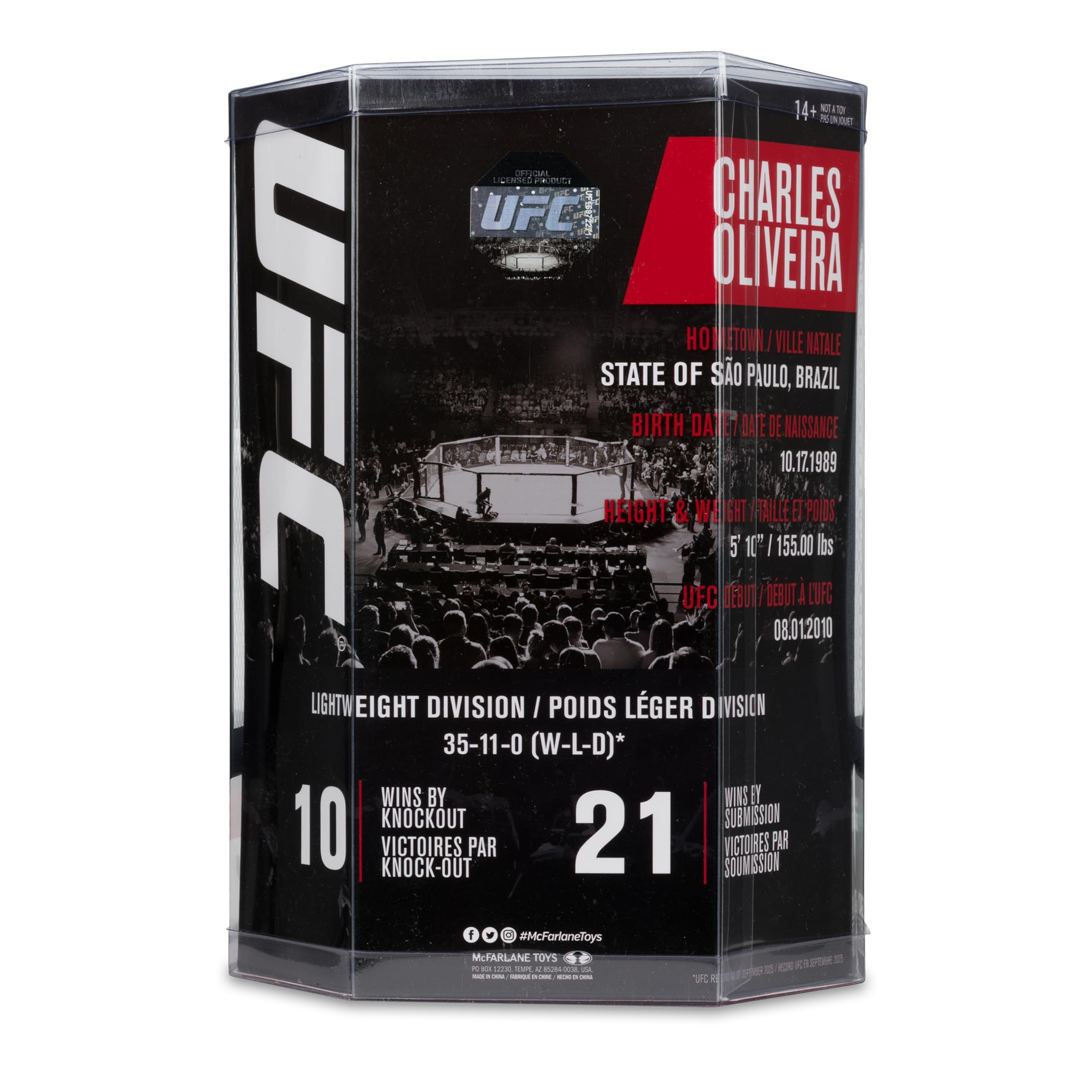 McFarlane UFC Charles Oliveira Figurine Posed SportsPicks 17,8 cm
