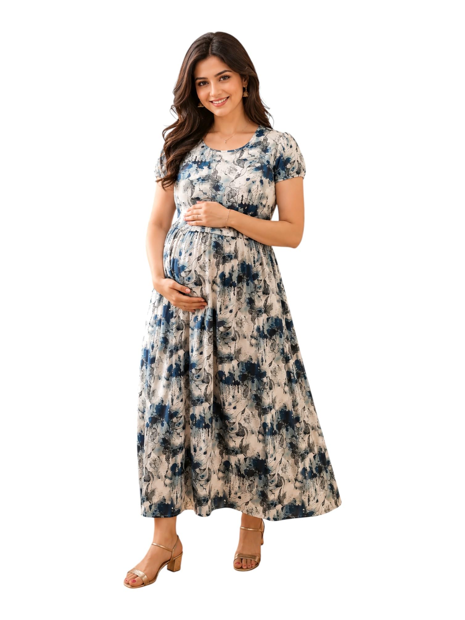 Zipless Feeding Kurtis & Dresses for Women | Zipless Maternity Wear Gown Pregnancy Dress for Nursing Mothers | Viscose Rayon | Stylish & Comfortable | S to 4XL | Washable & Durable-image-40
