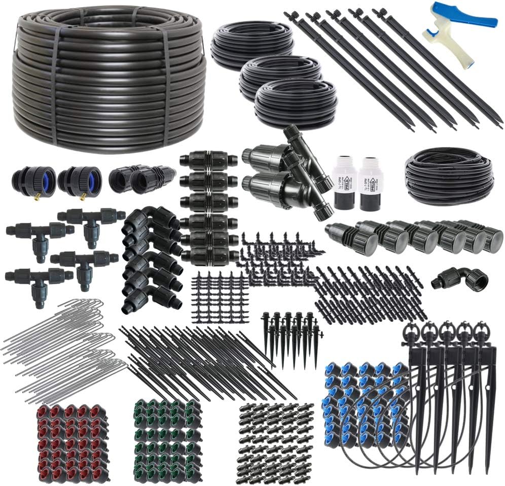 Drip Irrigation and Microsprinkler Kit for Landscapes - Kit Size : Standard